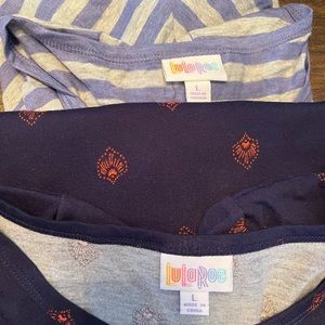 LuLaRoe Gigi L two pack. New or never worn.